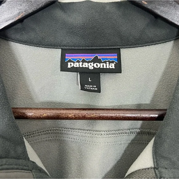 Patagonia Men’s Sidesend Jacket Soft Shell Outerwear Gray Size L - Picture 10 of 16